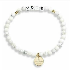 NWT Little Words Project Vote Beaded Bracelet